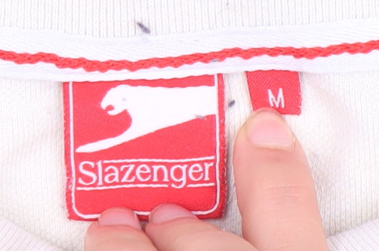 Slazenger Men's Ivory Polo M Short Sleeve Casual