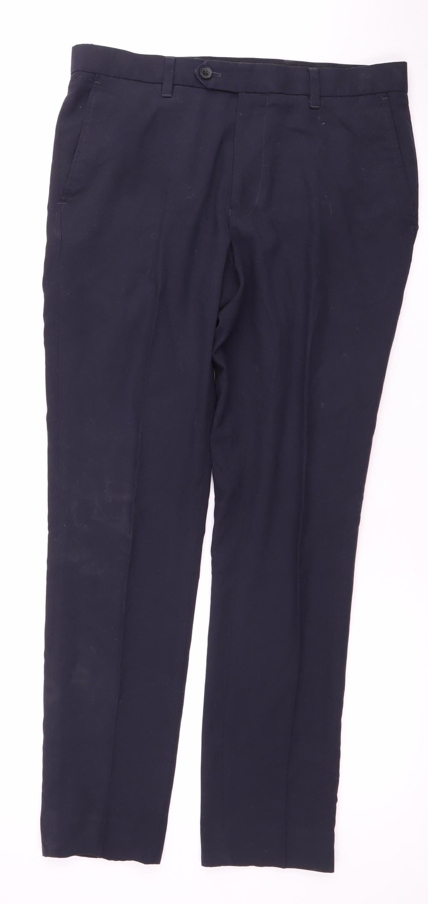 Next Men's Black Dress Pants, Size 32 Waist, Formal Trousers