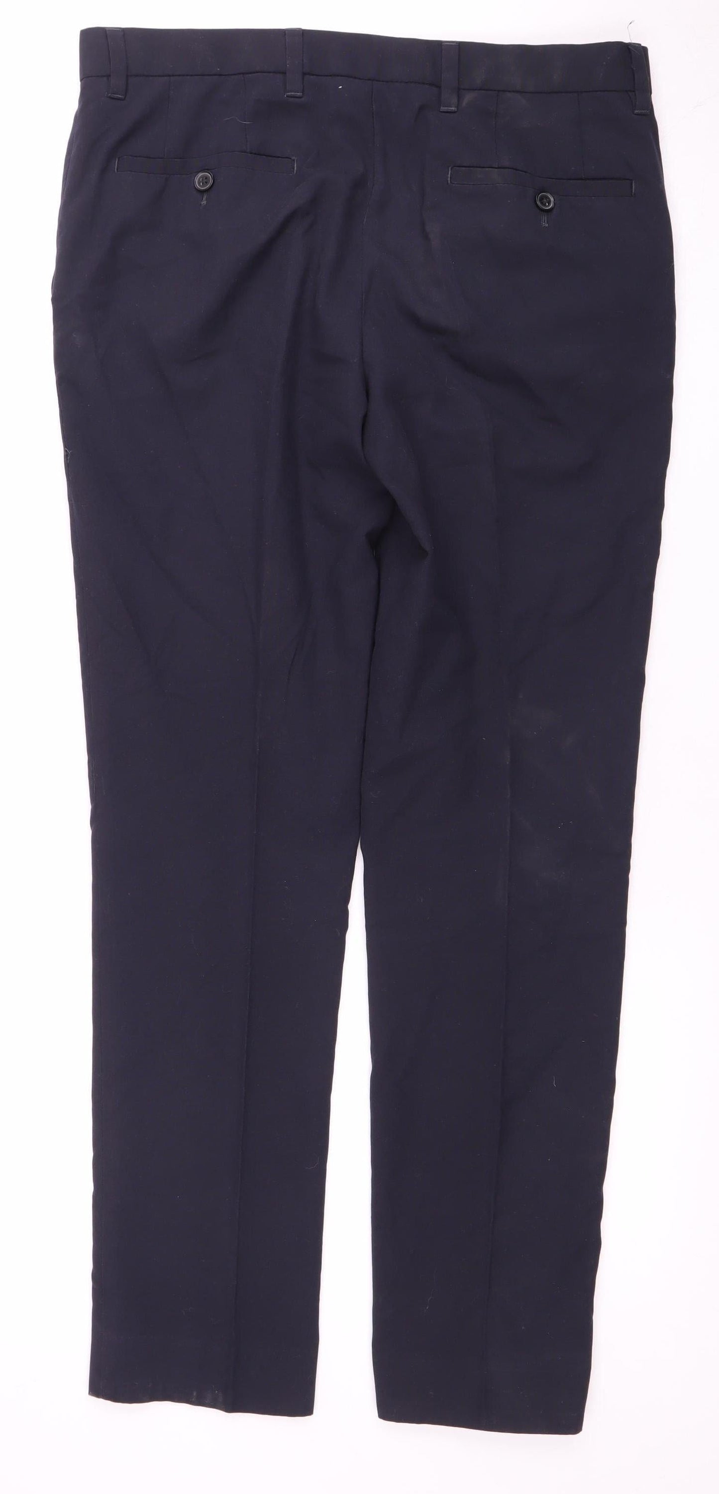 Next Men's Black Dress Pants, Size 32 Waist, Formal Trousers