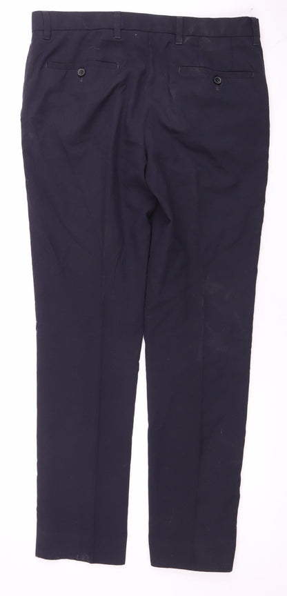 Next Men's Black Dress Pants, Size 32 Waist, Formal Trousers