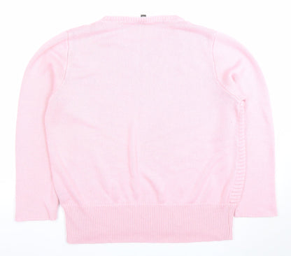 Womens UK Size 18 Bonmarché Pink Pullover Jumper