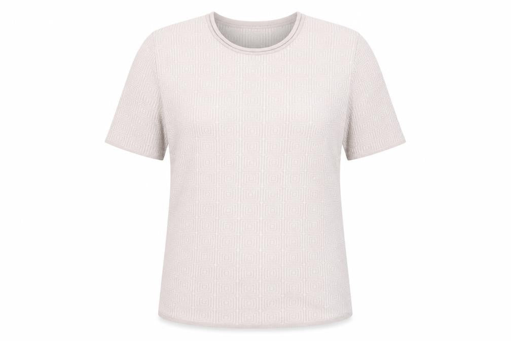 Womens UK Size 14 Gerry Weber Beige Jersey T-Shirt