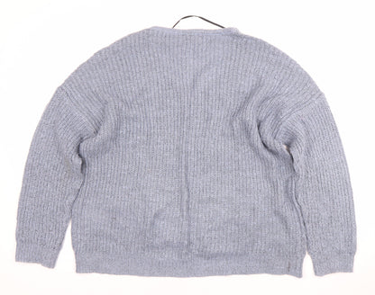 Womens UK Size XL JDY Blue Cardigan Jumper