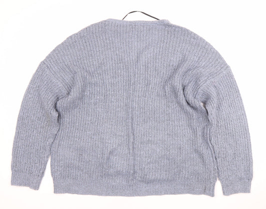 Womens UK Size XL JDY Blue Cardigan Jumper