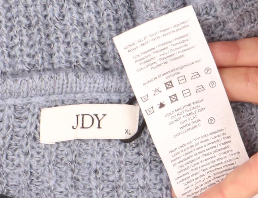 Womens UK Size XL JDY Blue Cardigan Jumper