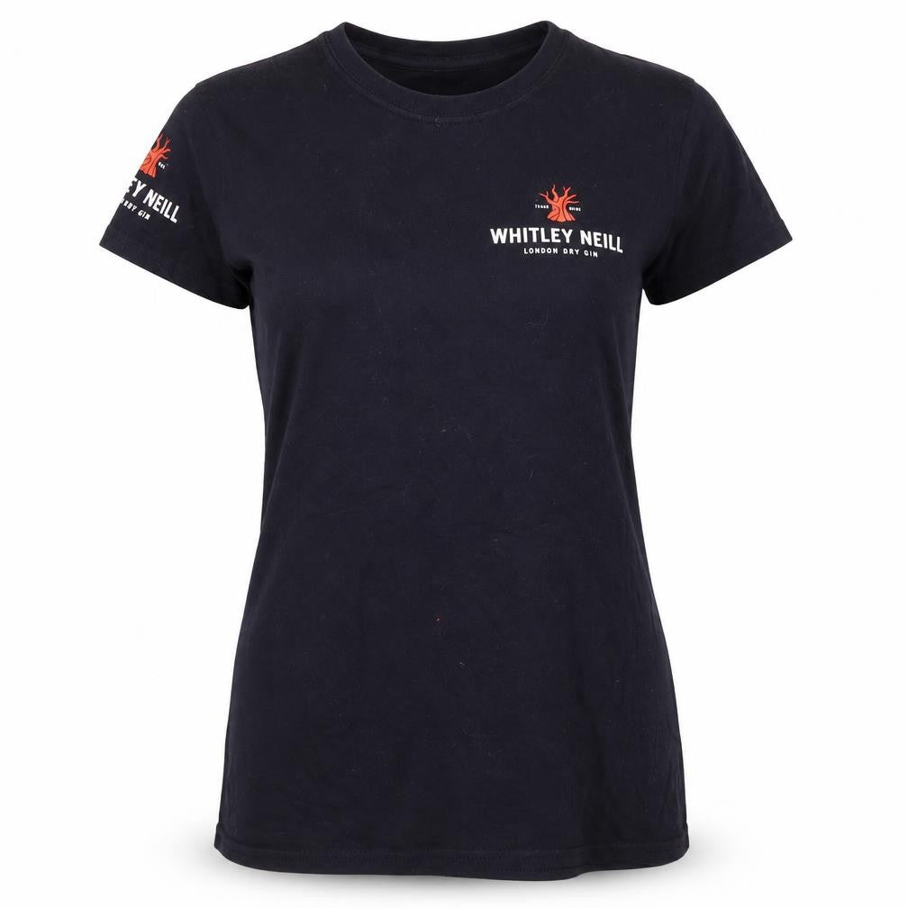 Womens UK Size L Gildan Black Basic T-Shirt