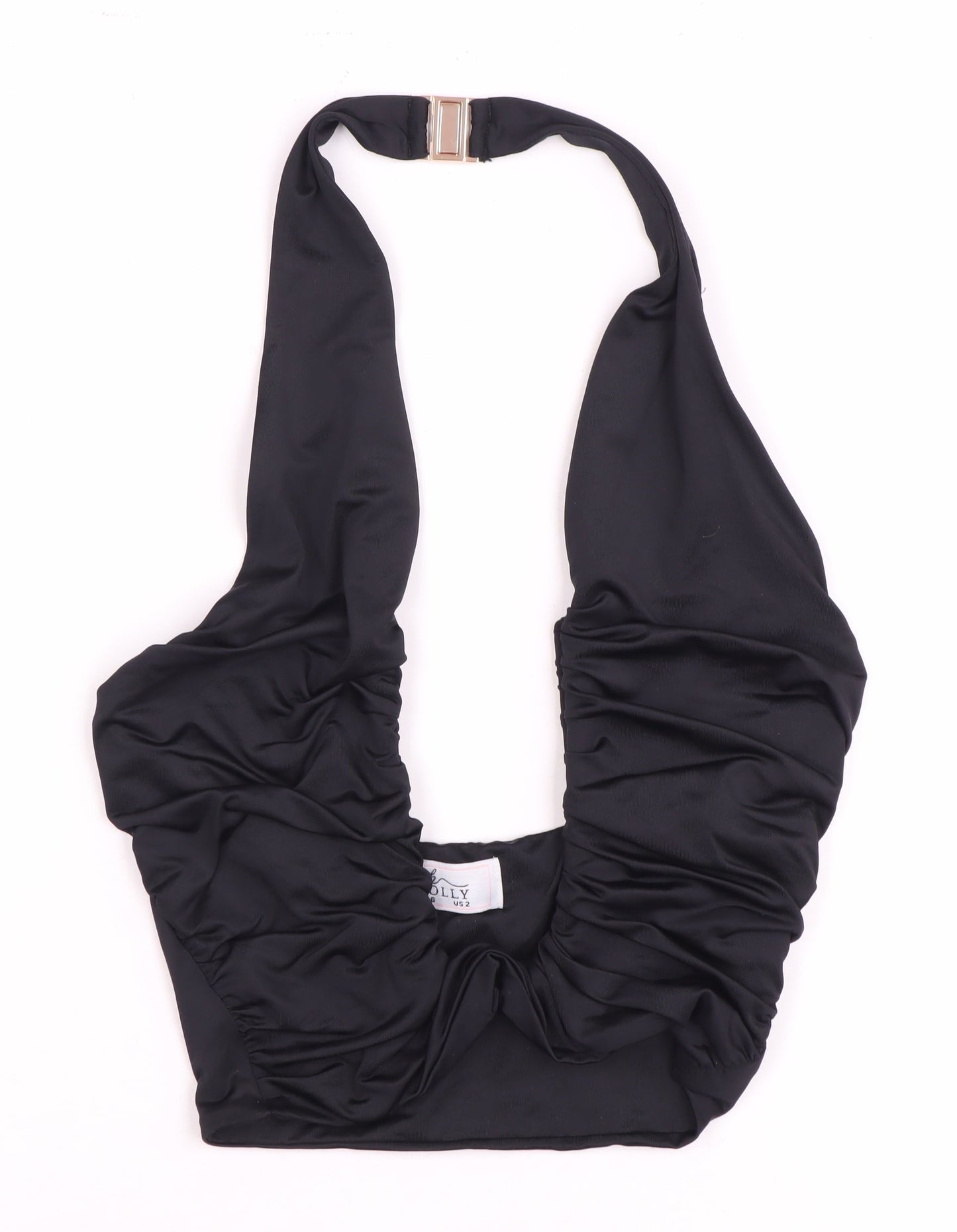 Womens UK Size 6 Oh Polly Black Camisole Tank
