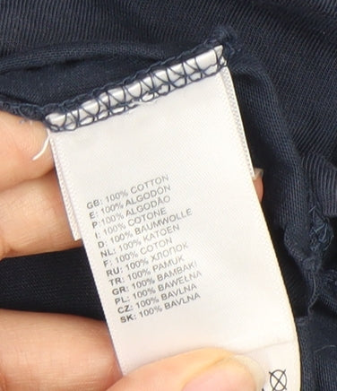 The North Face Men's Blue Cotton T-Shirt M