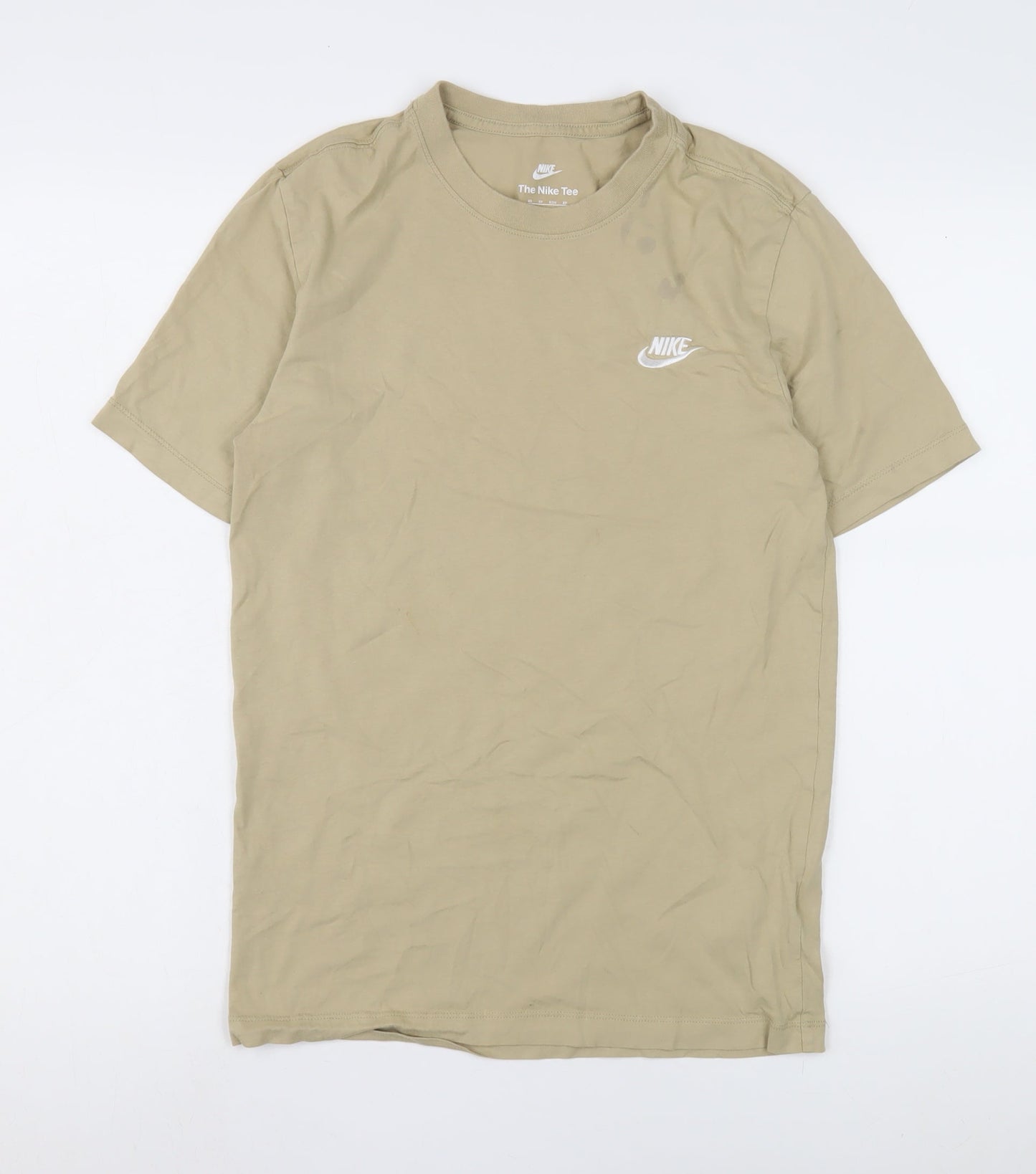 Nike Men's Beige XS Crew Neck T-Shirt