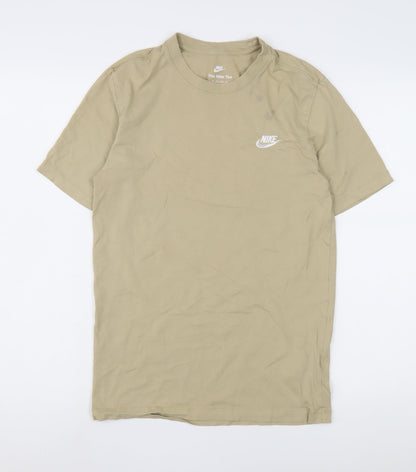 Nike Men's Beige XS Crew Neck T-Shirt