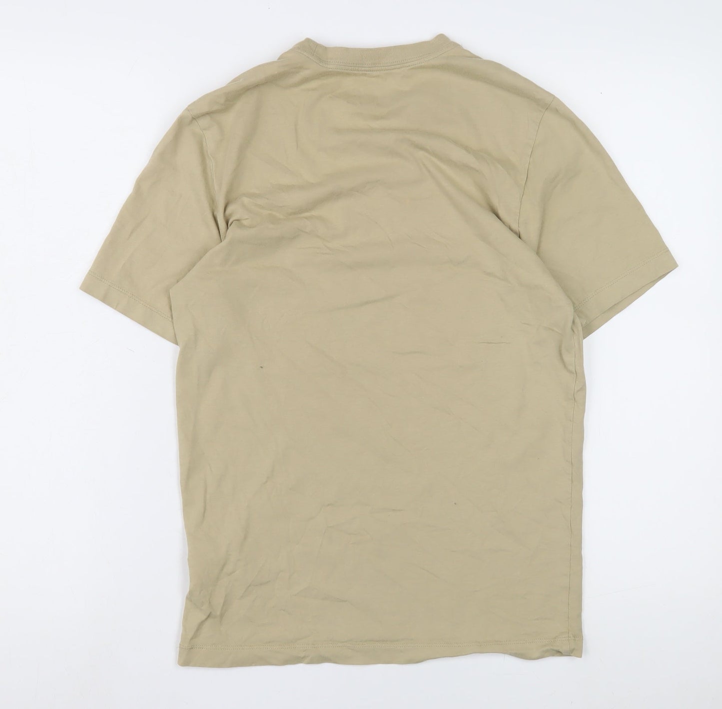 Nike Men's Beige XS Crew Neck T-Shirt