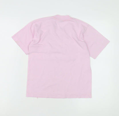 Fruit of the Loom Girls Pink Graphic T-Shirt 10 Years