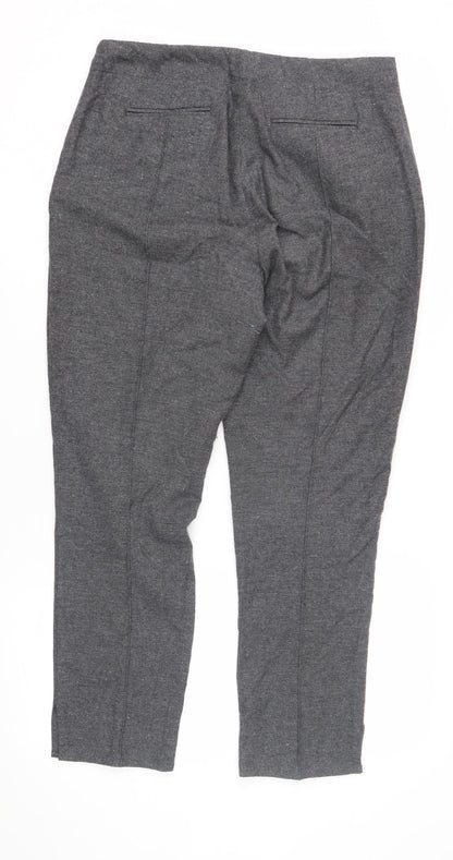 Womens UK Size 12 Marks and Spencer Regular Fit Workwear Grey Trousers