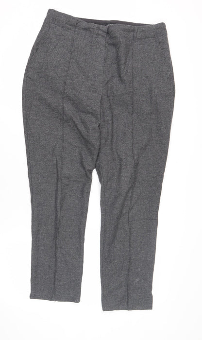 Womens UK Size 12 Marks and Spencer Regular Fit Workwear Grey Trousers