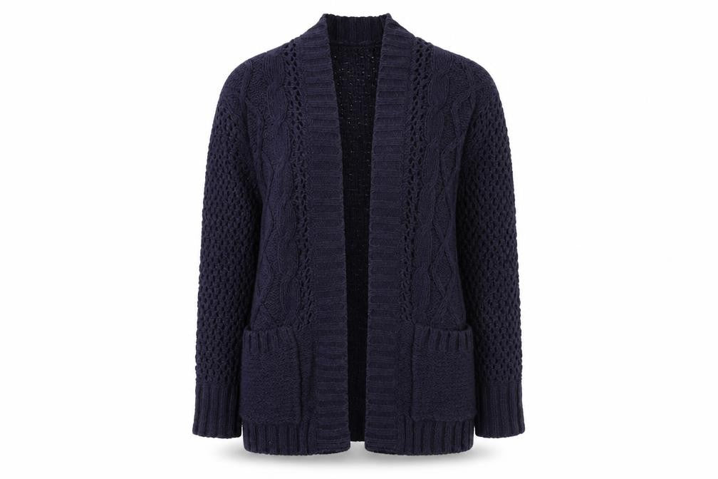 Womens UK Size S Marks and Spencer Blue Cardigan Jumper