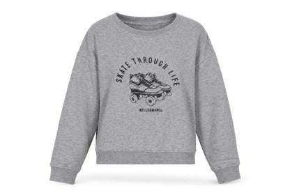 Womens UK Size 8 Pull&Bear Grey Pullover Sweatshirt