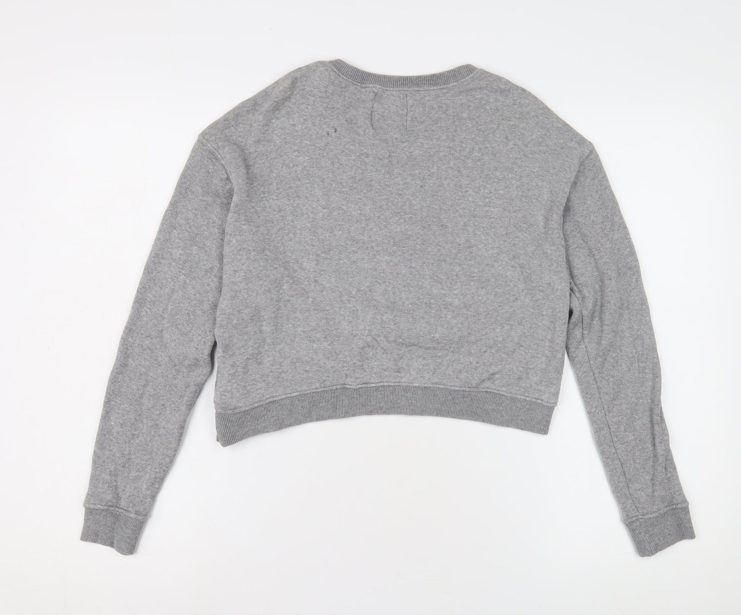 Womens UK Size 8 Pull&Bear Grey Pullover Sweatshirt
