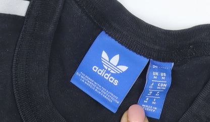 Adidas Men's Black Medium Crew Neck T-Shirt