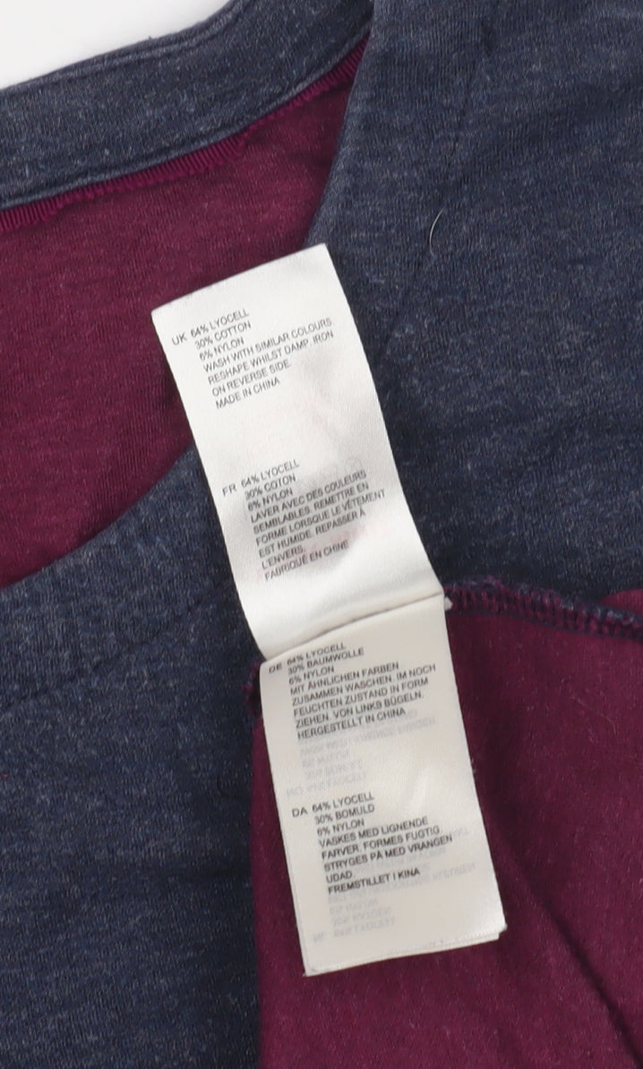 Womens UK Size 8 White Stuff Multicoloured Basic T-Shirt