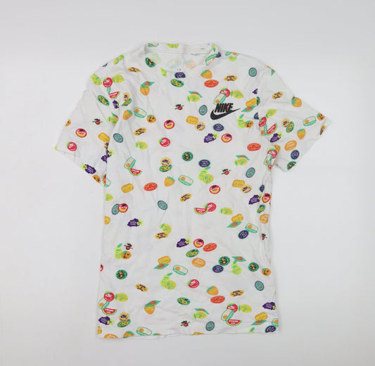 Womens UK Size XS Nike Multicoloured Basic T-Shirt