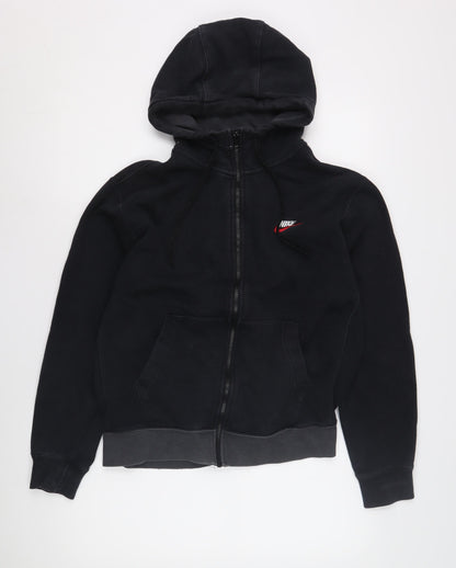 Mens UK Size M Nike Black Full Zip Hoodie