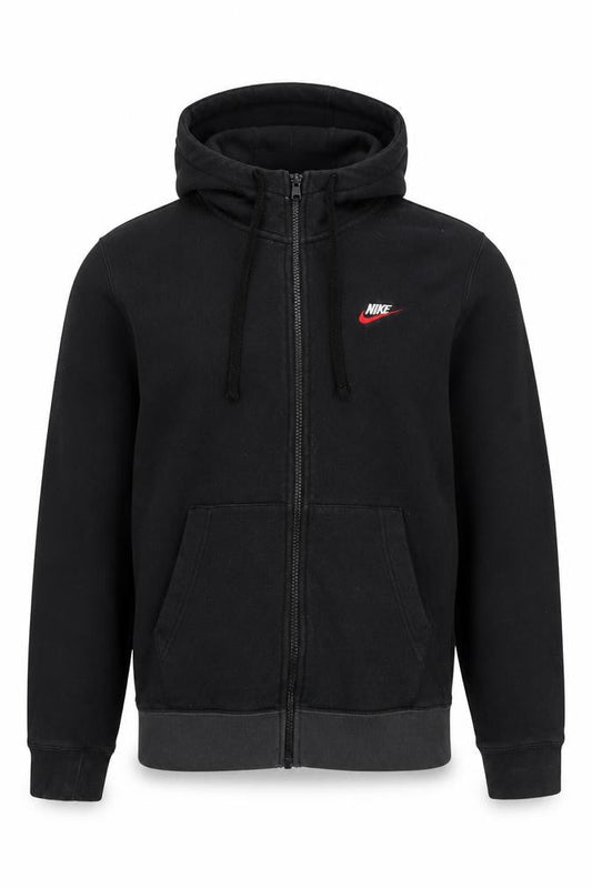 Mens UK Size M Nike Black Full Zip Hoodie