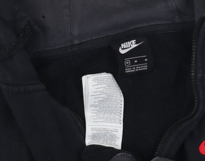 Mens UK Size M Nike Black Full Zip Hoodie