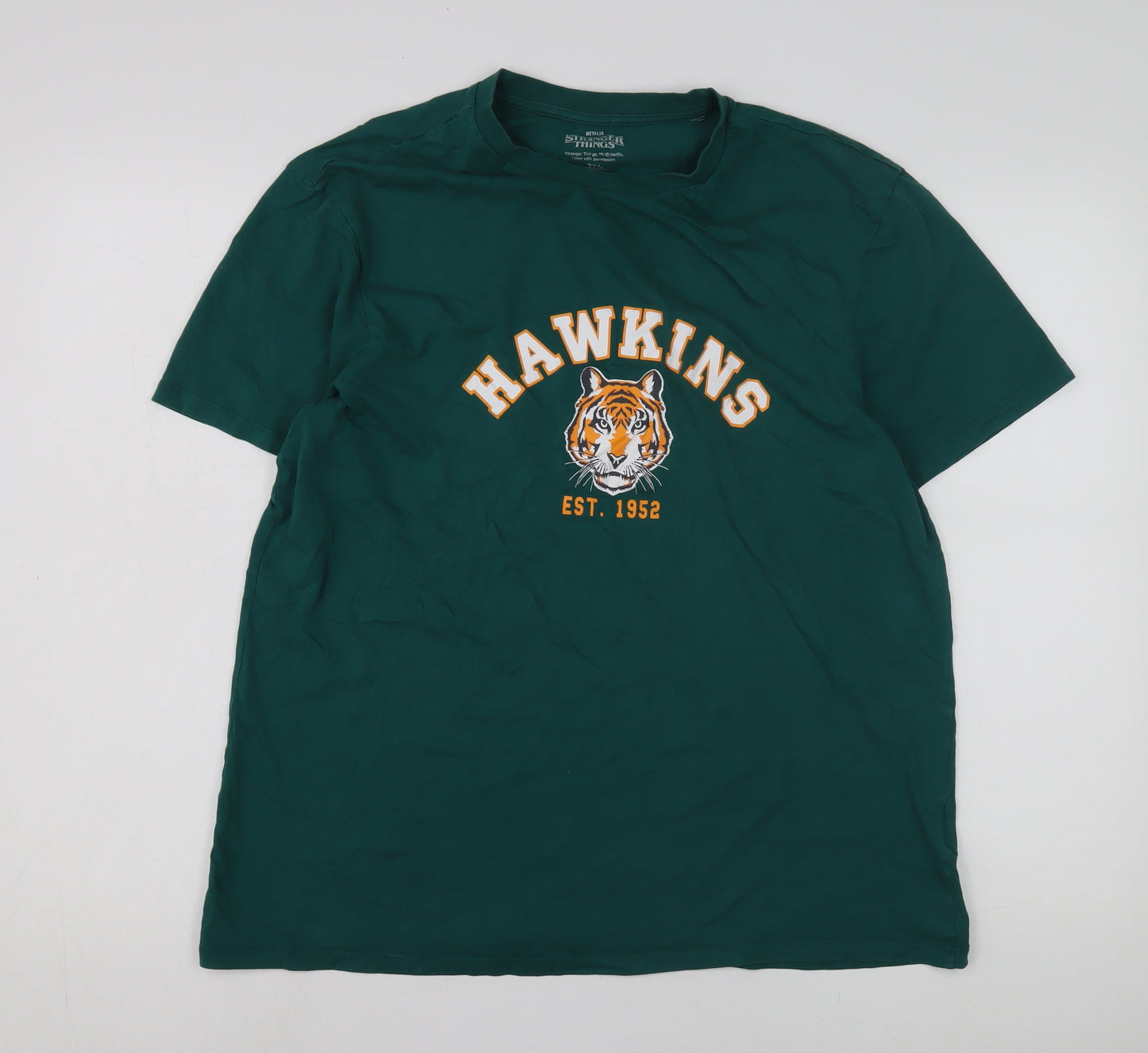 Netflix Stranger Things Green 2XL T-Shirt Unisex