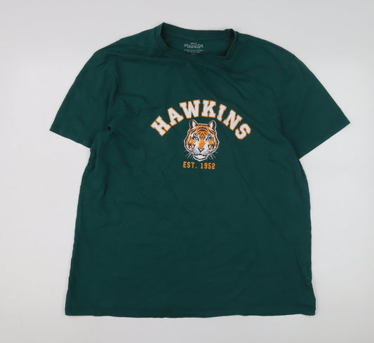 Netflix Stranger Things Green 2XL T-Shirt Unisex