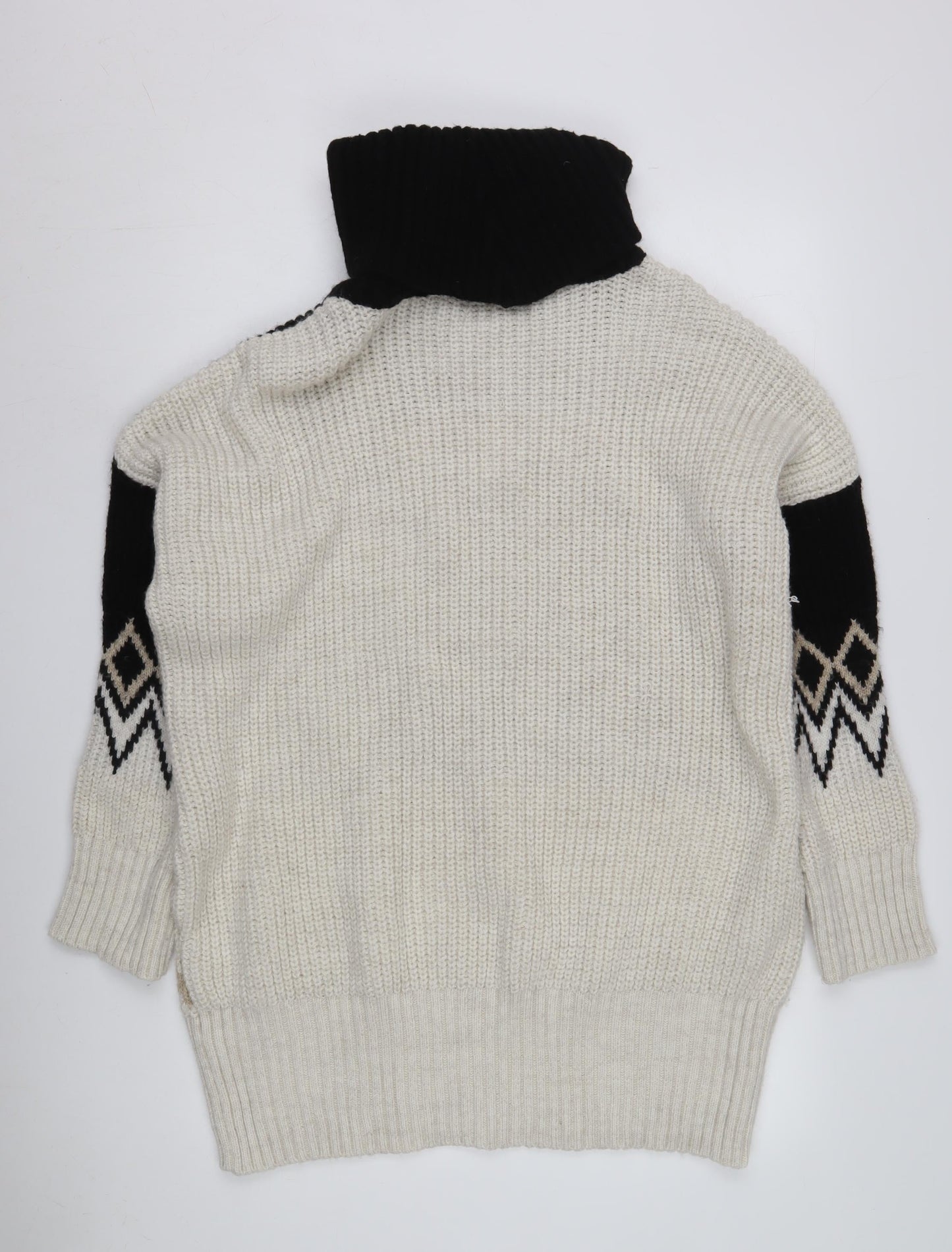 Womens UK Size S River Island Black Pullover Jumper
