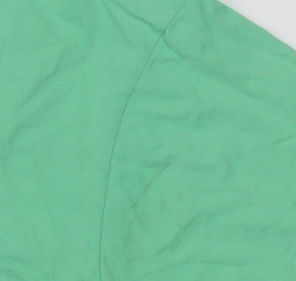 Womens UK Size 12 ASOS Green Cropped T-Shirt