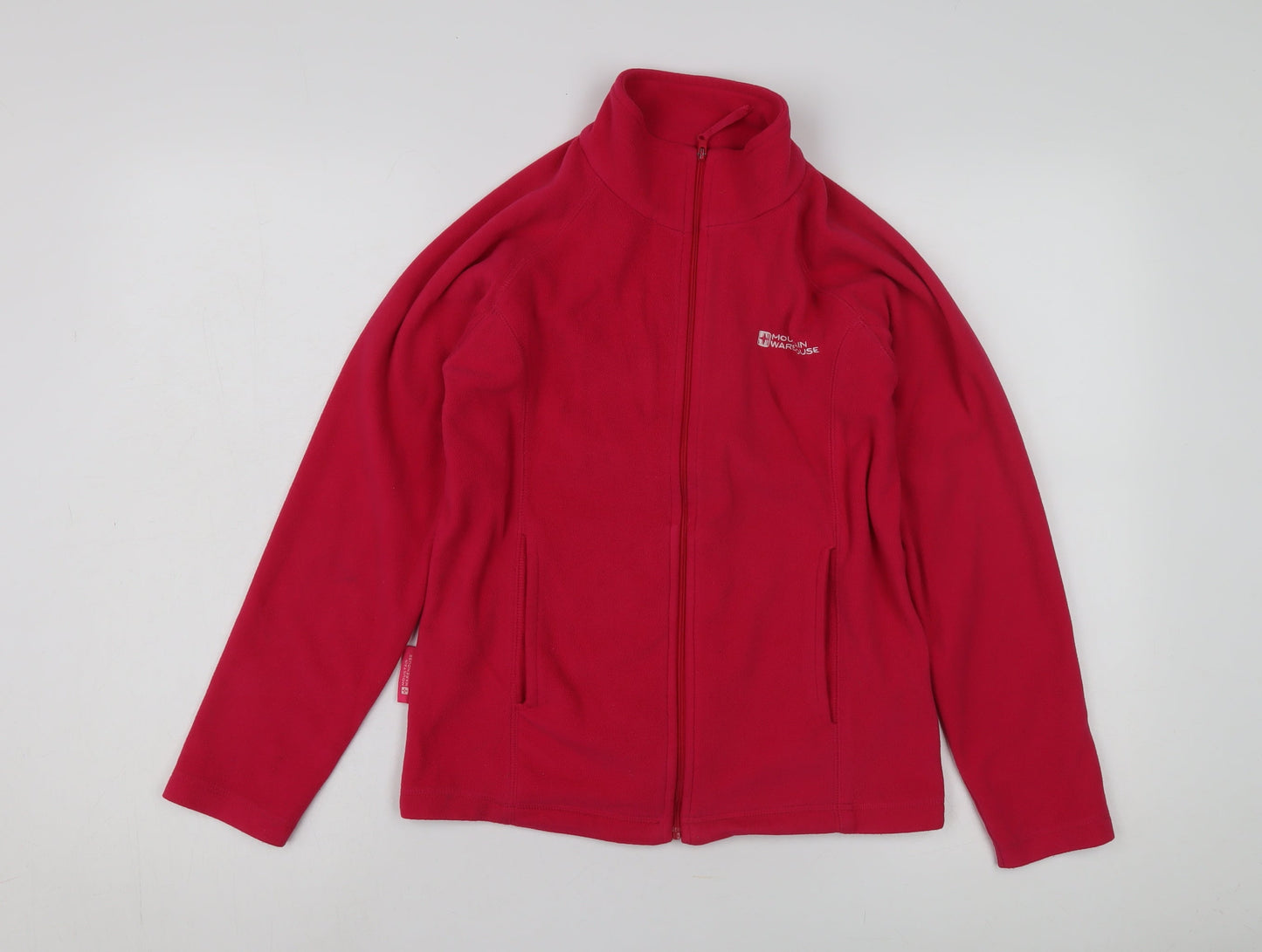 Mountain Warehouse Red Girls' Fleece Track Jacket 11-12Y