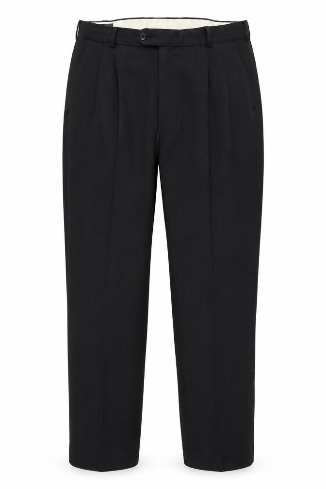 Mens UK Size 36 C&A  Dress Pants Black Trousers
