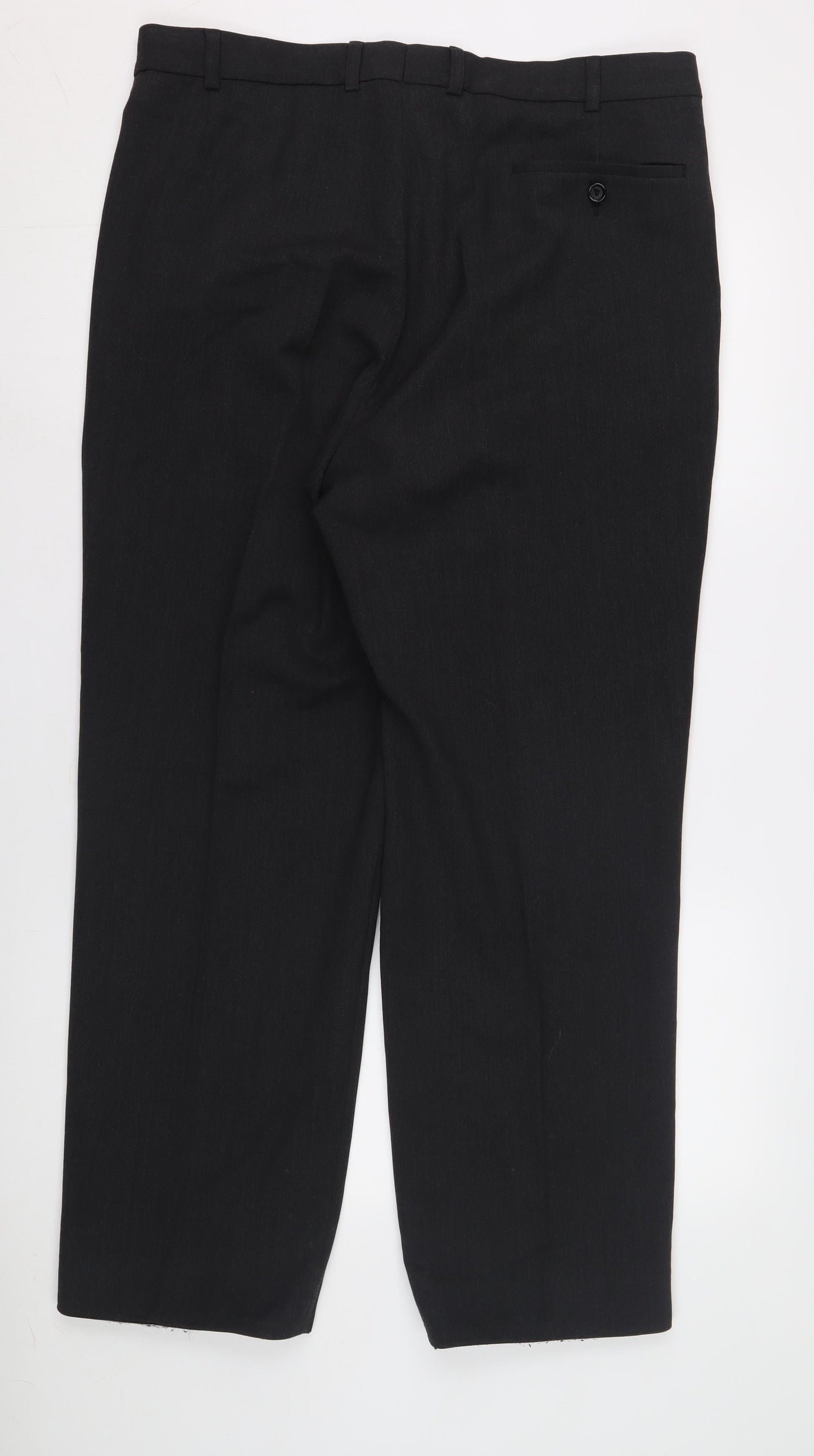 Mens UK Size 36 C&A  Dress Pants Black Trousers