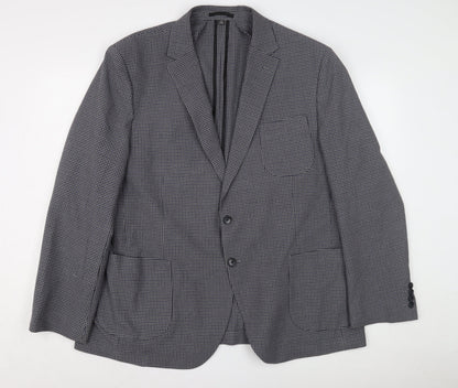 Mens UK Size 46 Marks and Spencer Regular Blue Suit Jacket