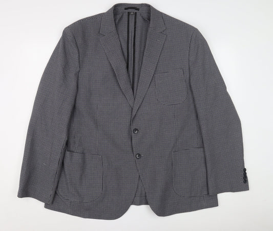 Mens UK Size 46 Marks and Spencer Regular Blue Suit Jacket