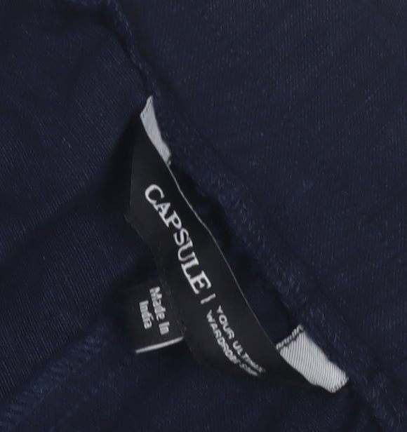 CAPSULE Women's Blue Trousers Size 14L