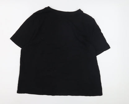 Mens UK Size M H&M Black  T-Shirt