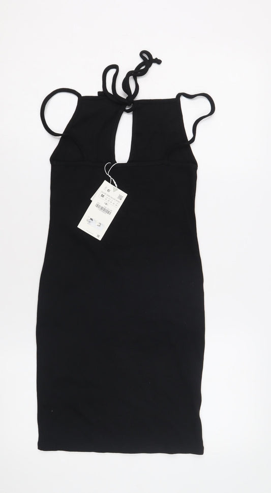 Zara Women’s Black Strappy Sleeveless Dress M