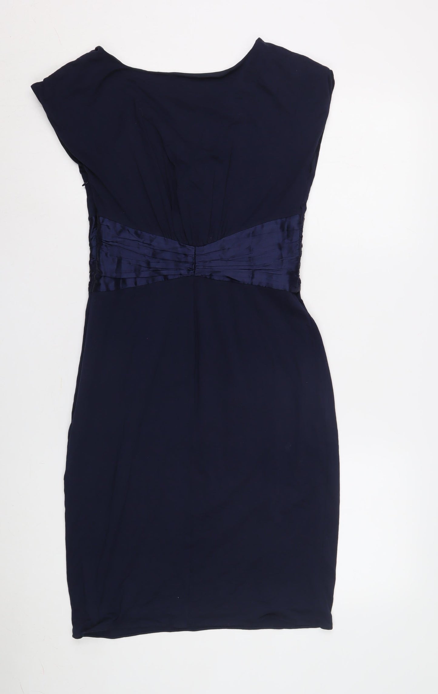 Coast Women's Blue V-Neck Dress Size 10