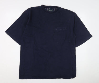 Wolsey Men's Blue XL Cotton Crew Neck T-Shirt