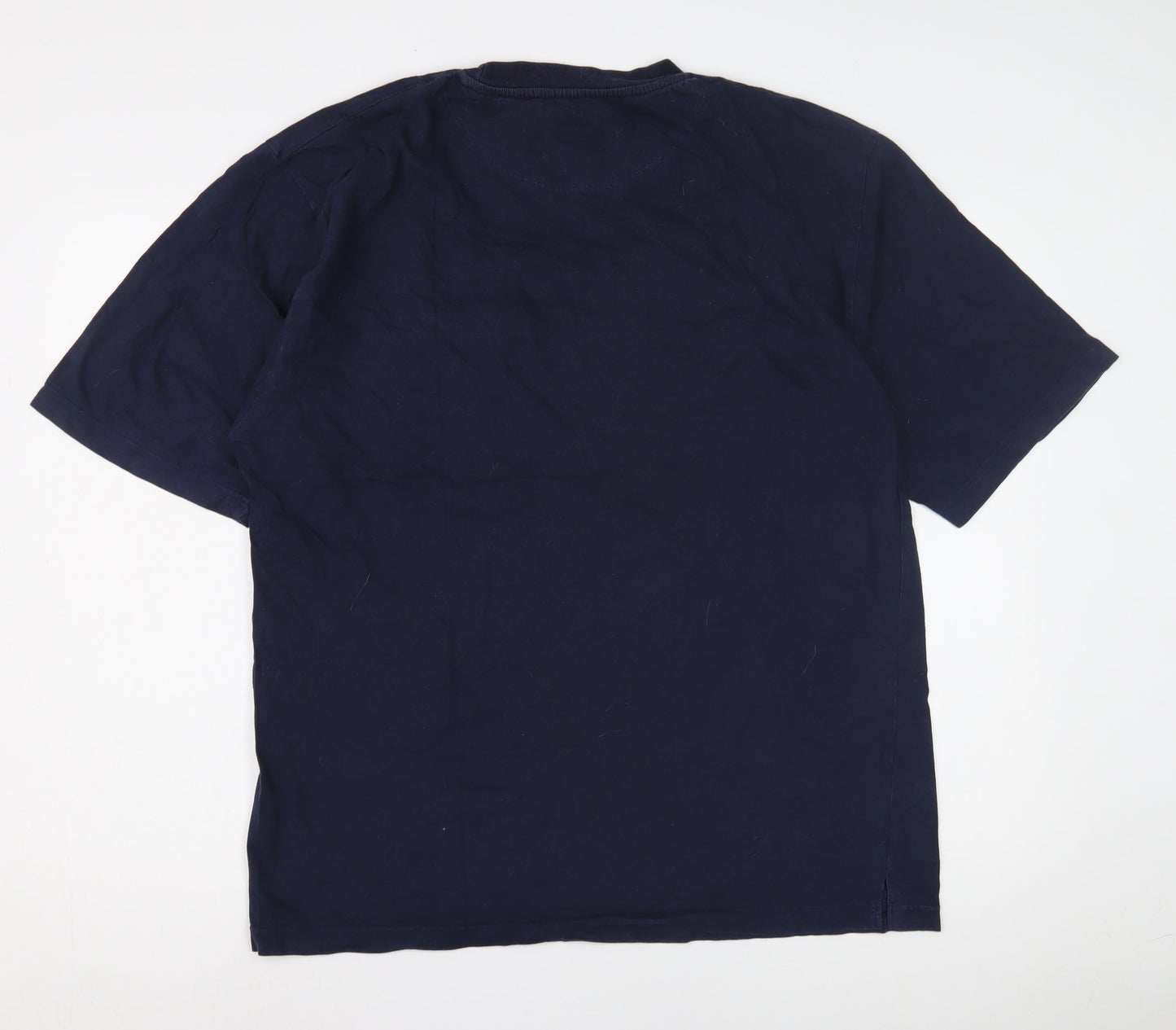Wolsey Men's Blue XL Cotton Crew Neck T-Shirt