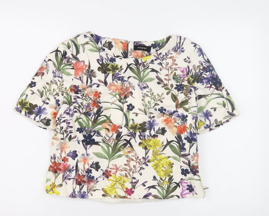 Autograph Women's Multicoloured Floral Top Size 12