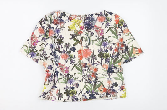 Autograph Women's Multicoloured Floral Top Size 12