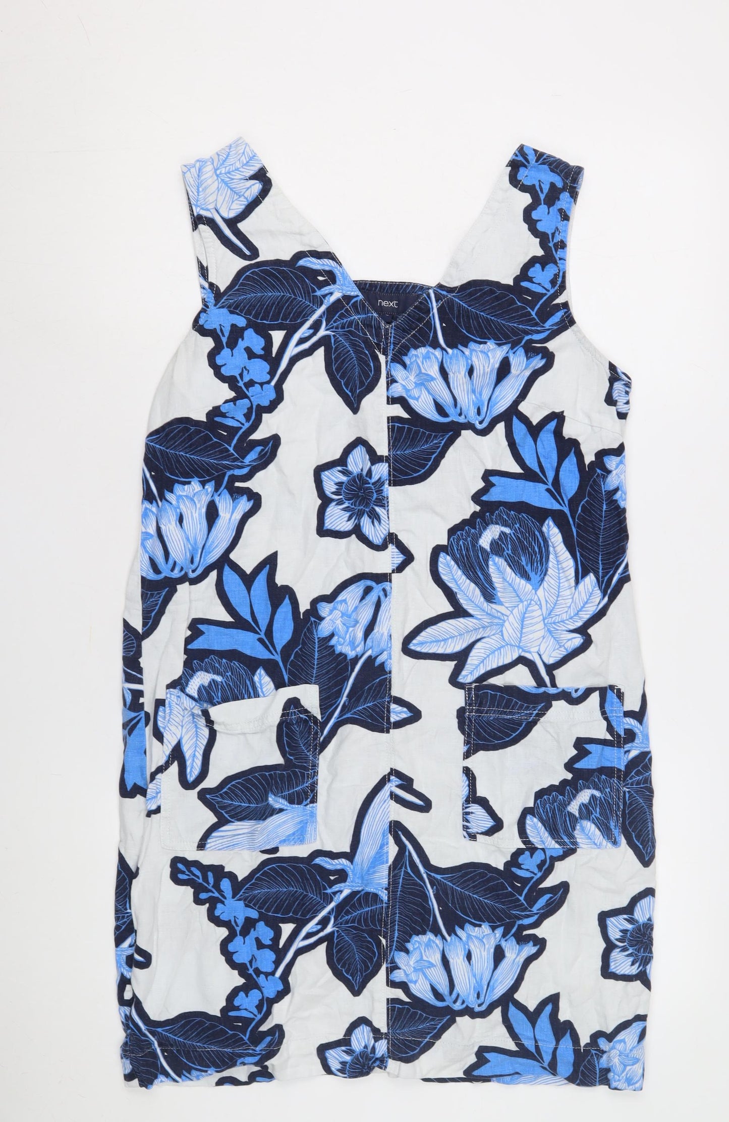 Next Women's Floral Pinafore Dress Size 12