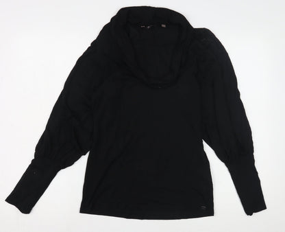 Ted Baker Women's Black Cowl Neck Top Size 6