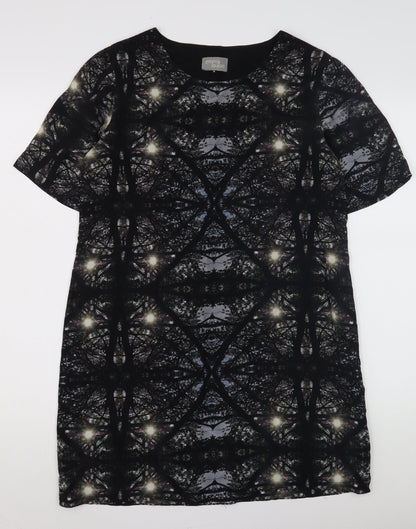 Emma Louise Women's Black Silk Shift Dress Size 8