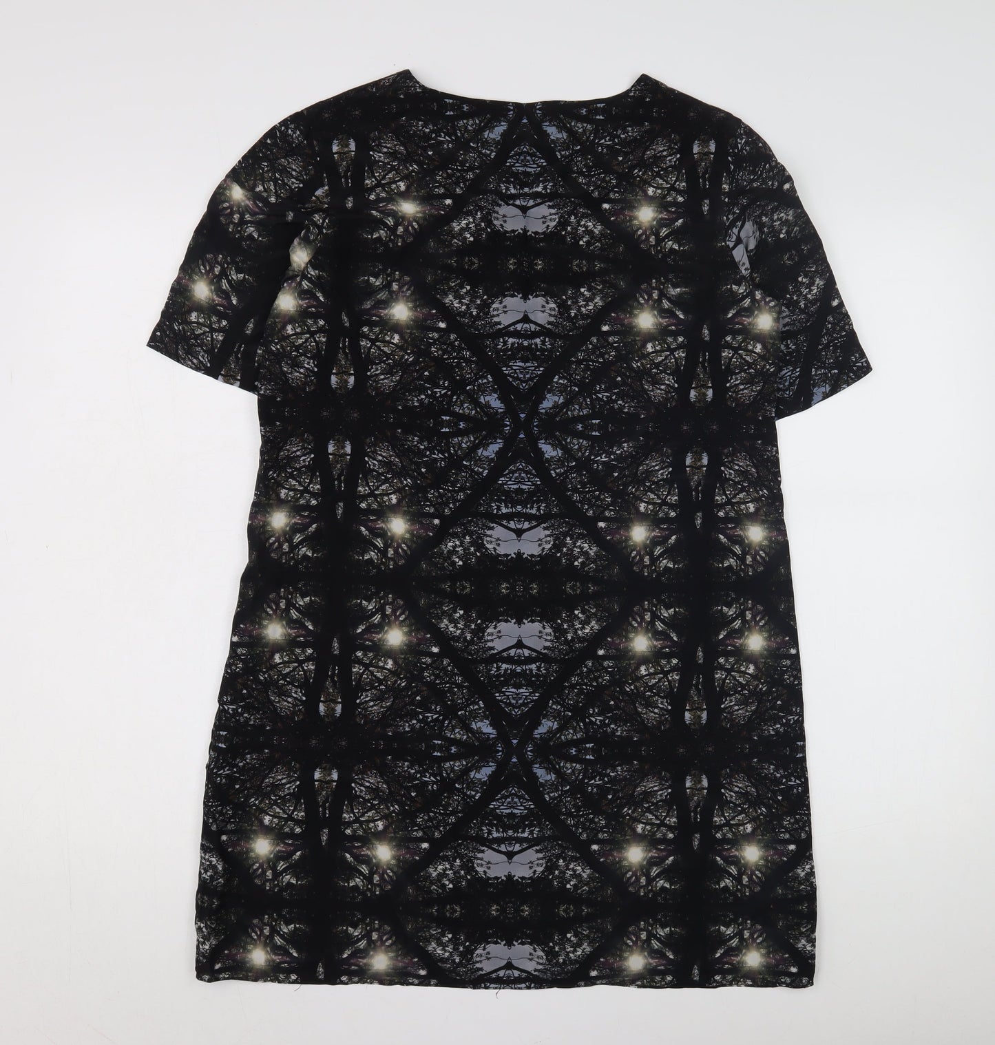Emma Louise Women's Black Silk Shift Dress Size 8
