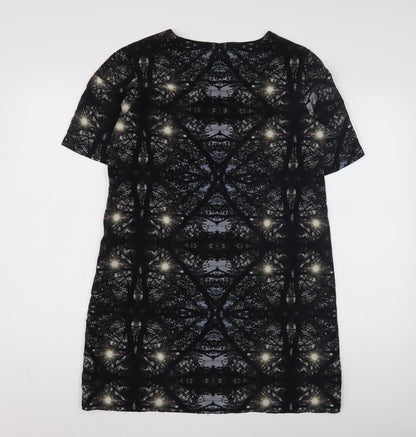 Emma Louise Women's Black Silk Shift Dress Size 8