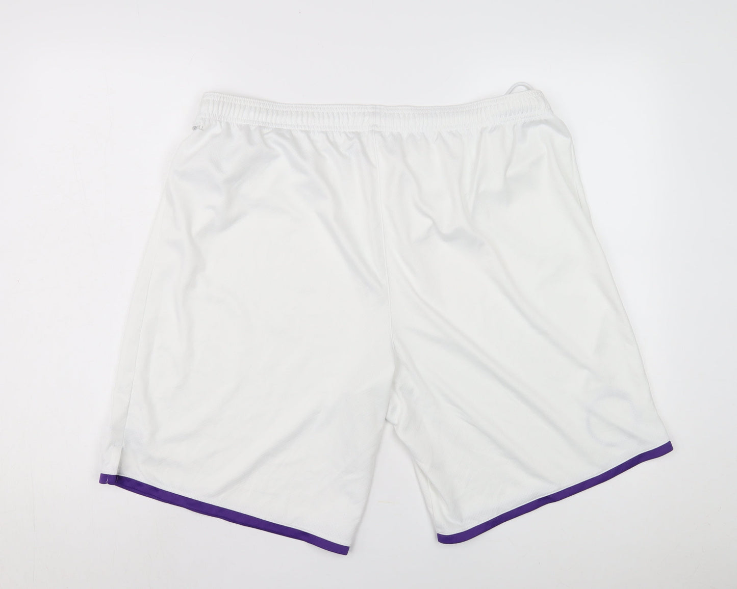 Puma Men's White Athletic Shorts 2XL Football